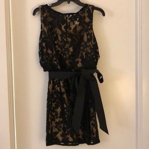 Tadashi Shoji dress black and cream